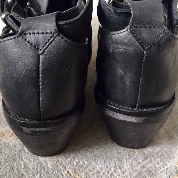 Topshop Cut Out Western Boots 7 /37 - Picture 6 of 8